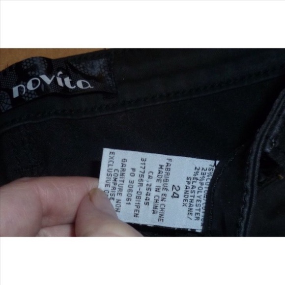 3/$30 - Black pants size 24 - Picture 2 of 3